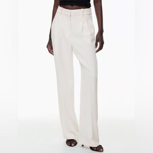 Aritzia Wilfred Effortless Pant Crepette in Light Birch